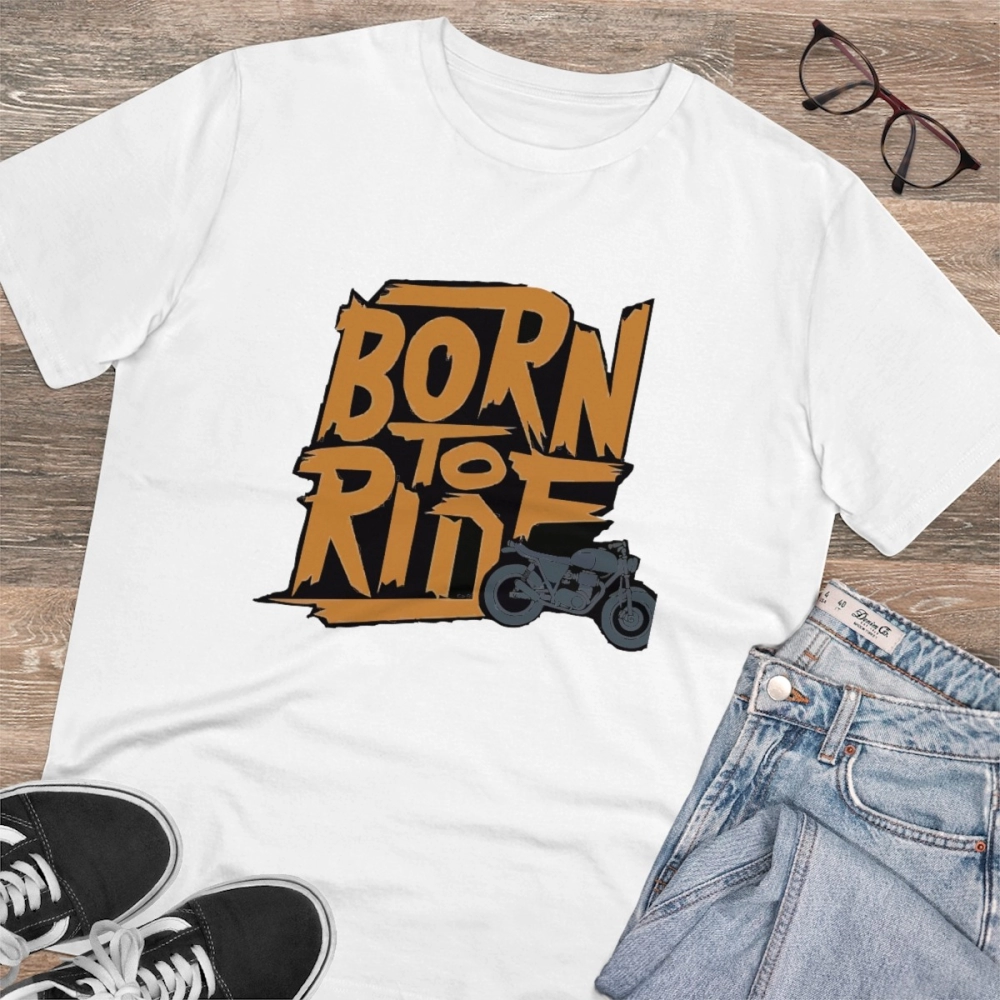 Generic Men's PC Cotton Explore The Unseen Printed T Shirt (Color: White, Thread Count: 180GSM) - Image 4