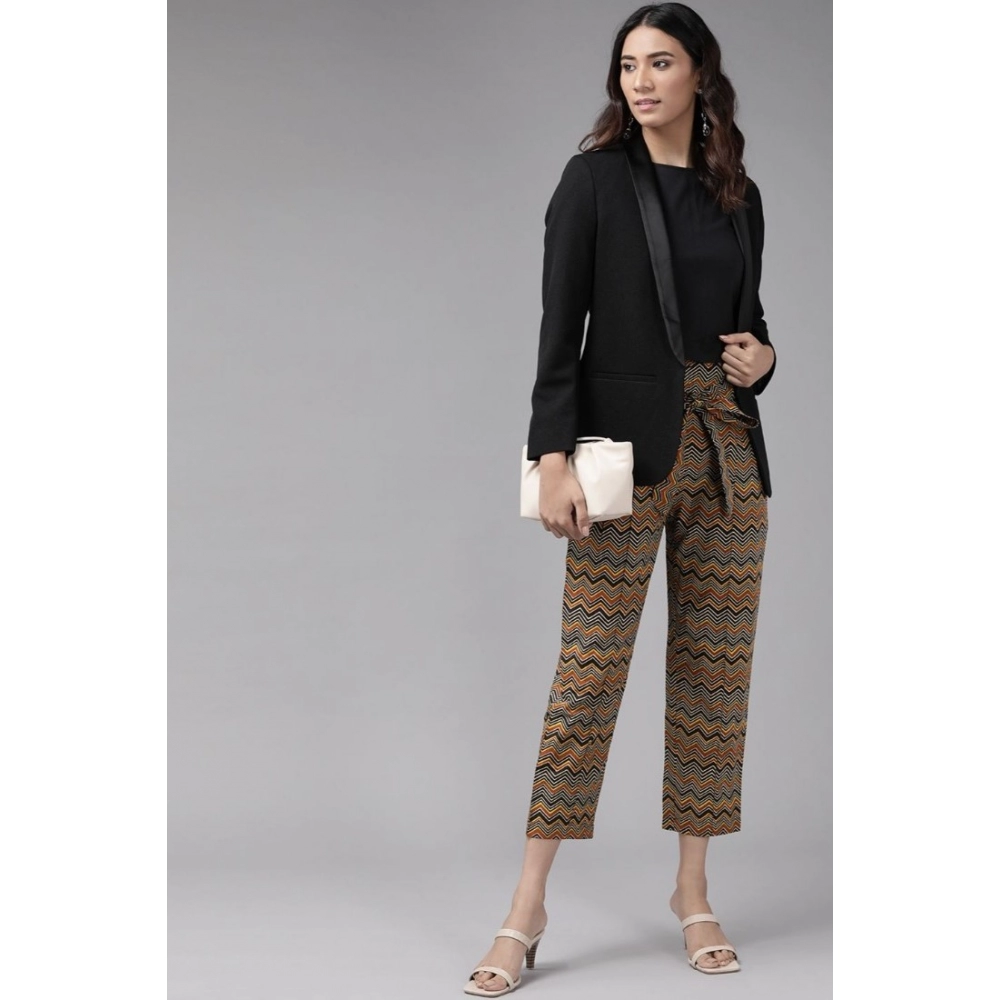Generic Women's Casual Printed Cotton Trouser Pant (MultiColor) - Image 3