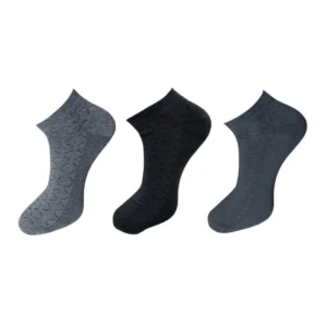 Generic 3_Pair Set Unisex Casual Cotton Printed Ankle Length Socks (Multicolor)