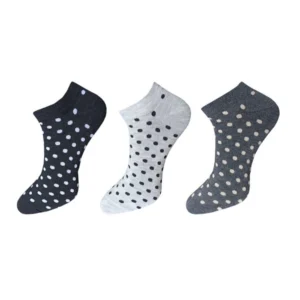 Generic 3_Pair Set Unisex Casual Cotton Printed Ankle Length Socks (Multicolor)