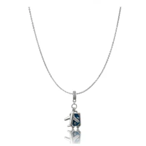 Generic Women's Stainless Steel Airplane Design Pendent Delicate Chain (Silver Plated)