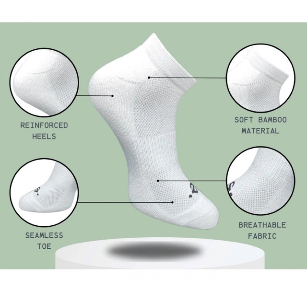 Generic 3_Pair Set Unisex Casual Cotton Printed Low Cut Socks (Multicolor) - Image 2