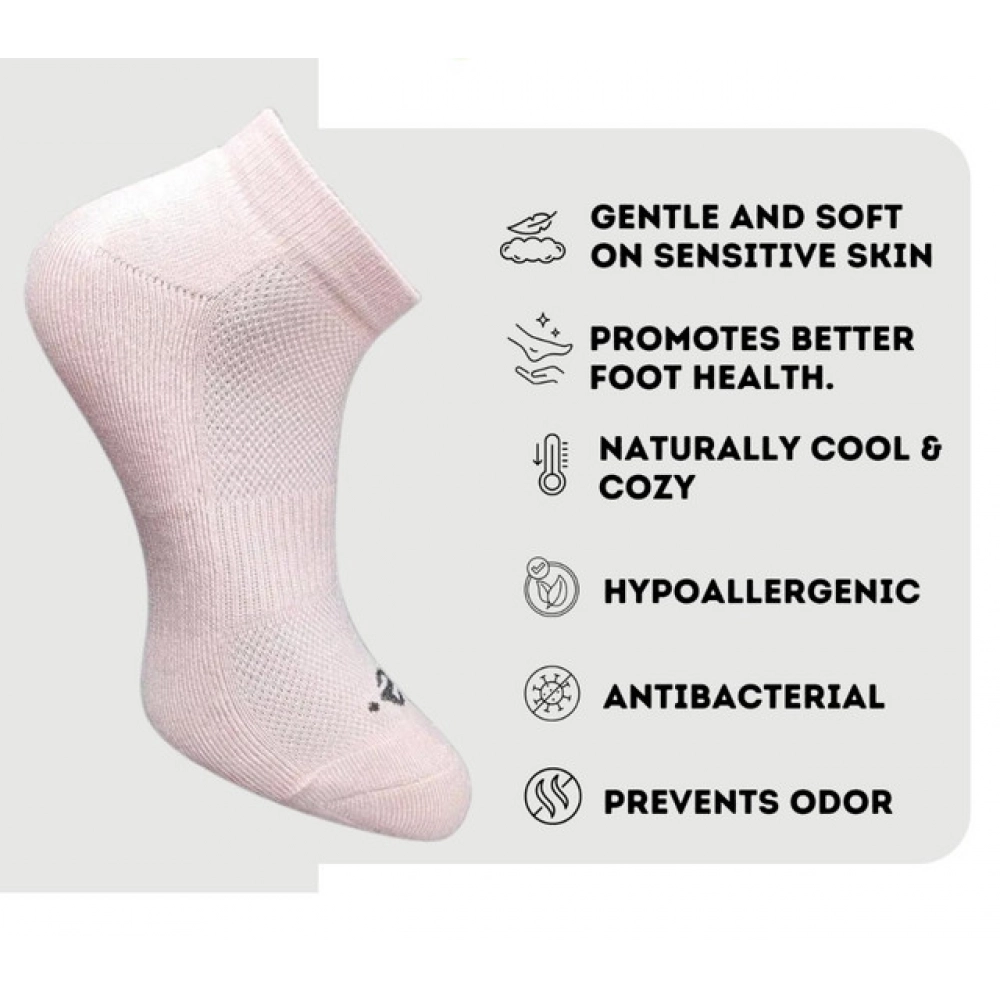 Generic 3_Pair Set Unisex Casual Cotton Printed Low Cut Socks (Multicolor) - Image 3