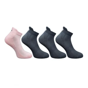 Generic 4_Pair Set Unisex Casual Cotton Printed Ankle Length Socks (Multicolor)