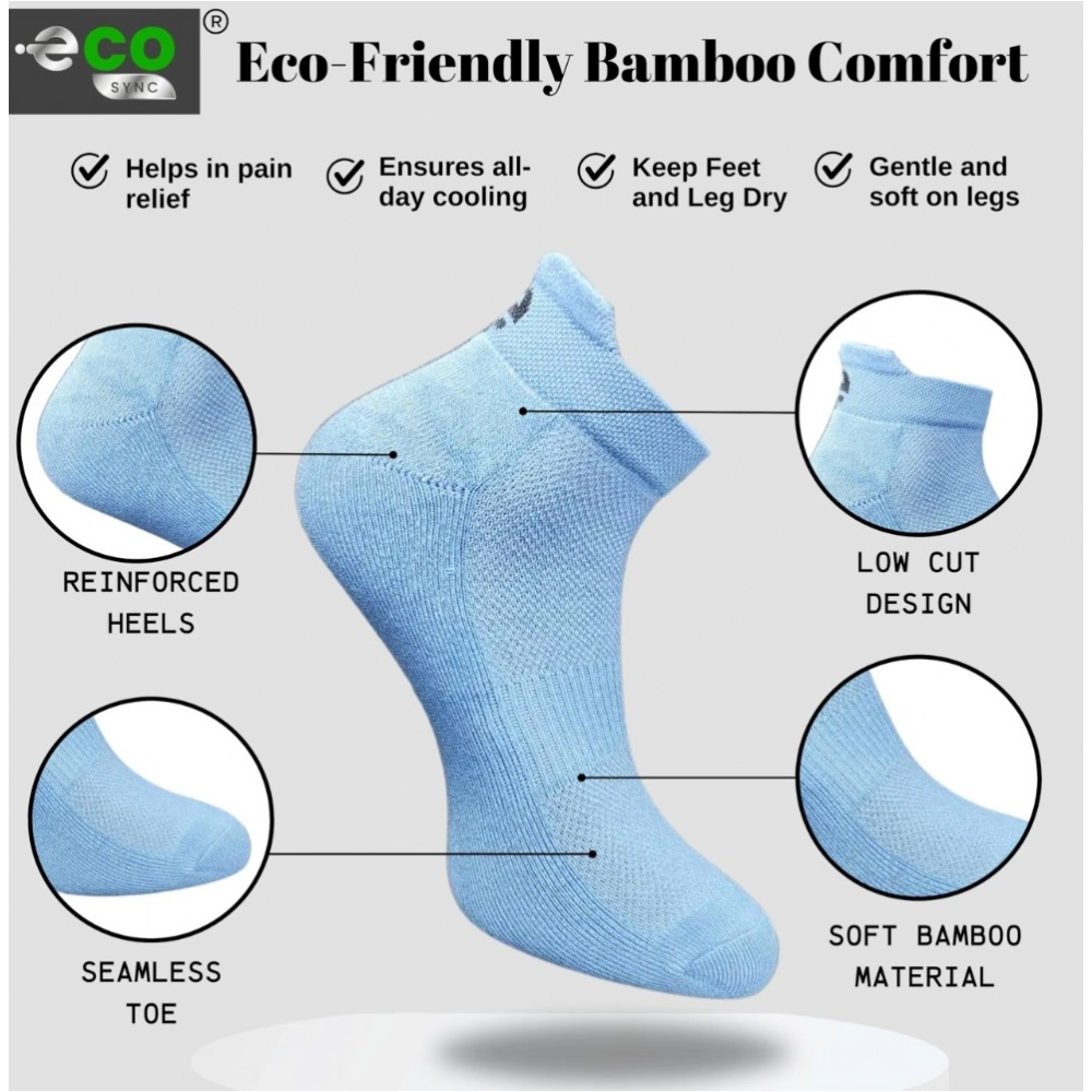 Generic 4_Pair Set Unisex Casual Cotton Printed Ankle Length Socks (Multicolor) - Image 3
