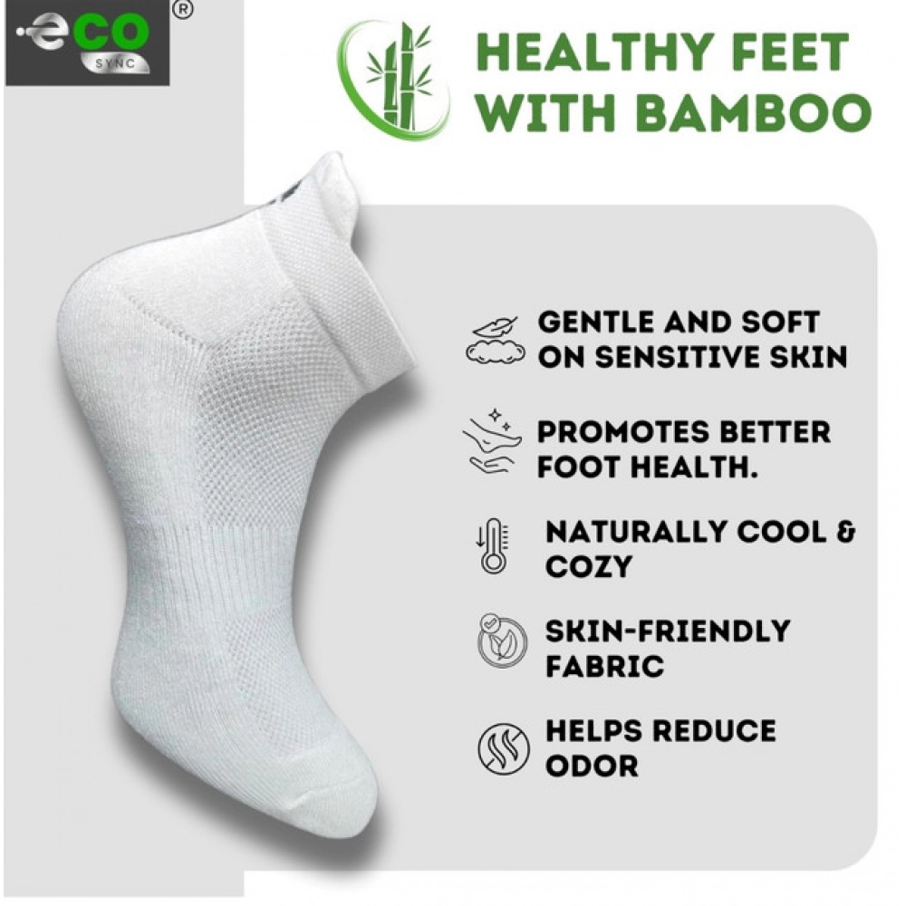 Generic 4_Pair Set Unisex Casual Cotton Printed Ankle Length Socks (Multicolor) - Image 4