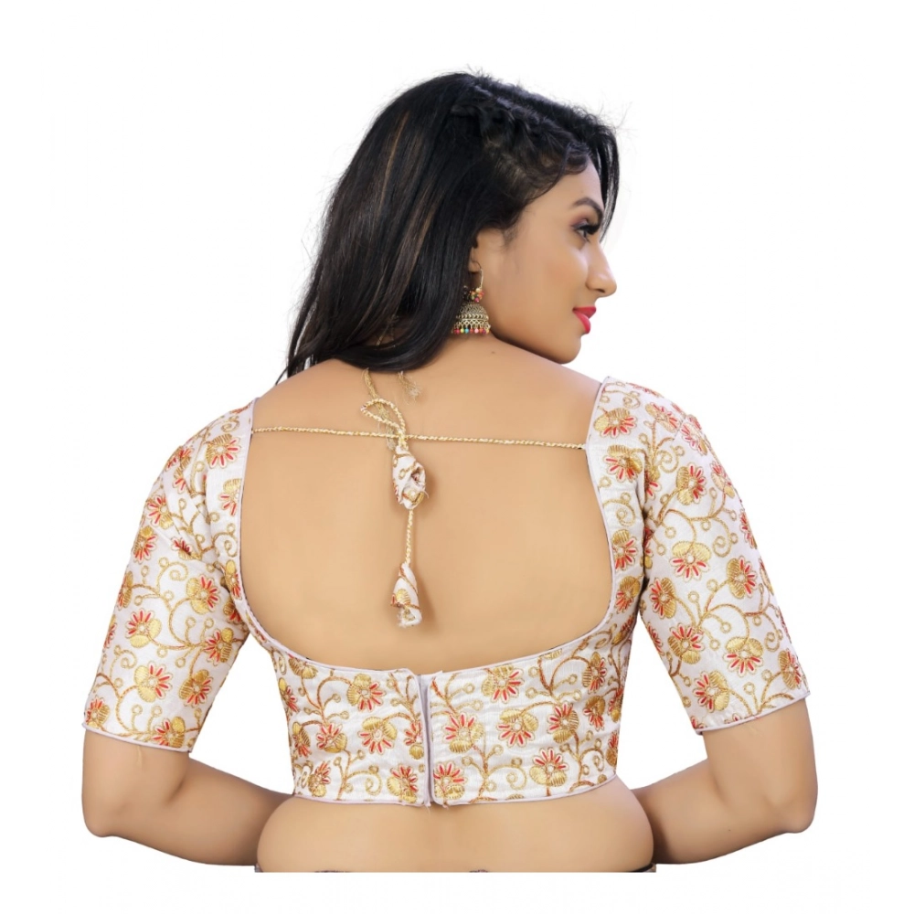 Generic Women's Phantom Cording Readymade Blouse (White, Size: Free Size) - Image 4