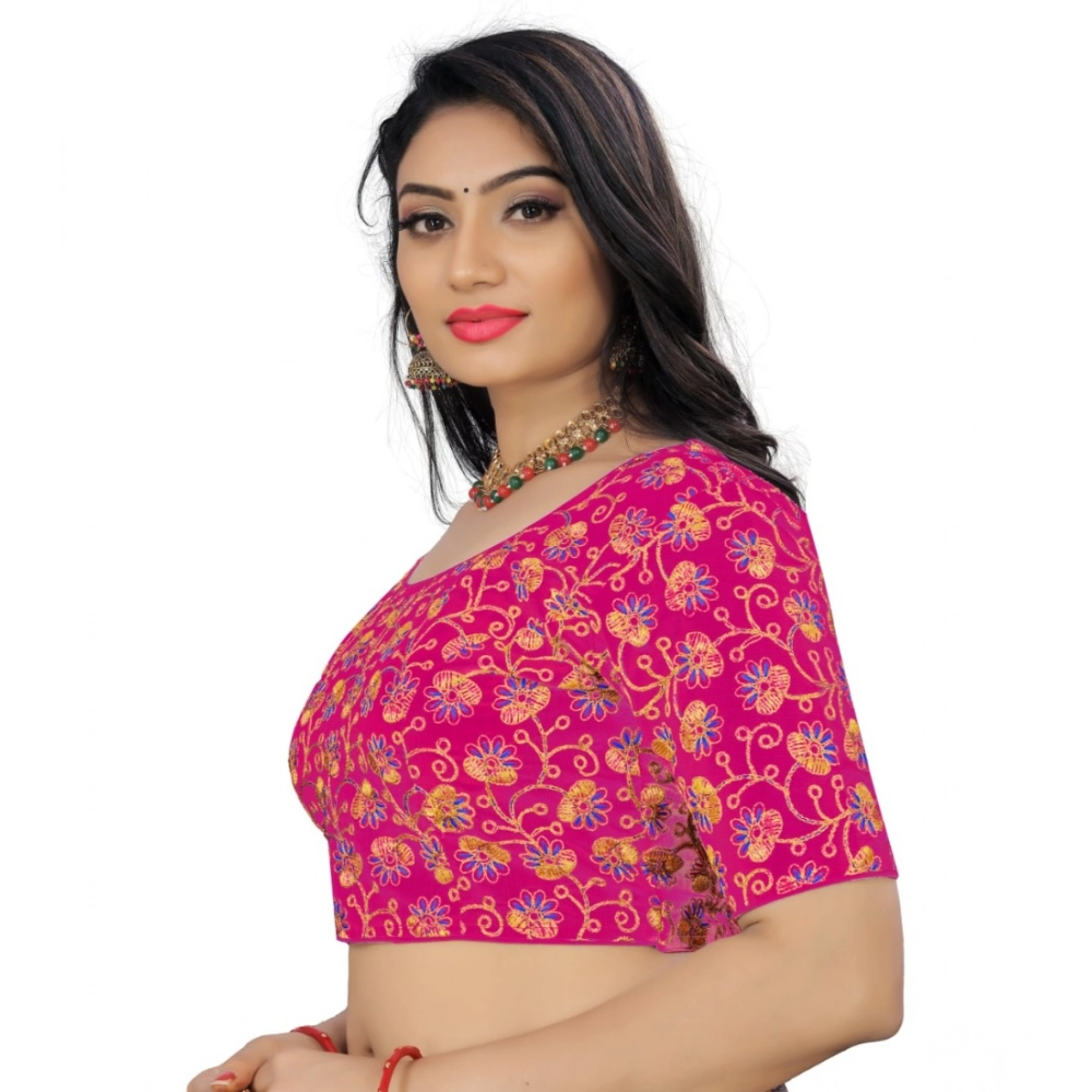 Generic Women's Phantom Cording Readymade Blouse (Pink, Size: Free Size) - Image 3