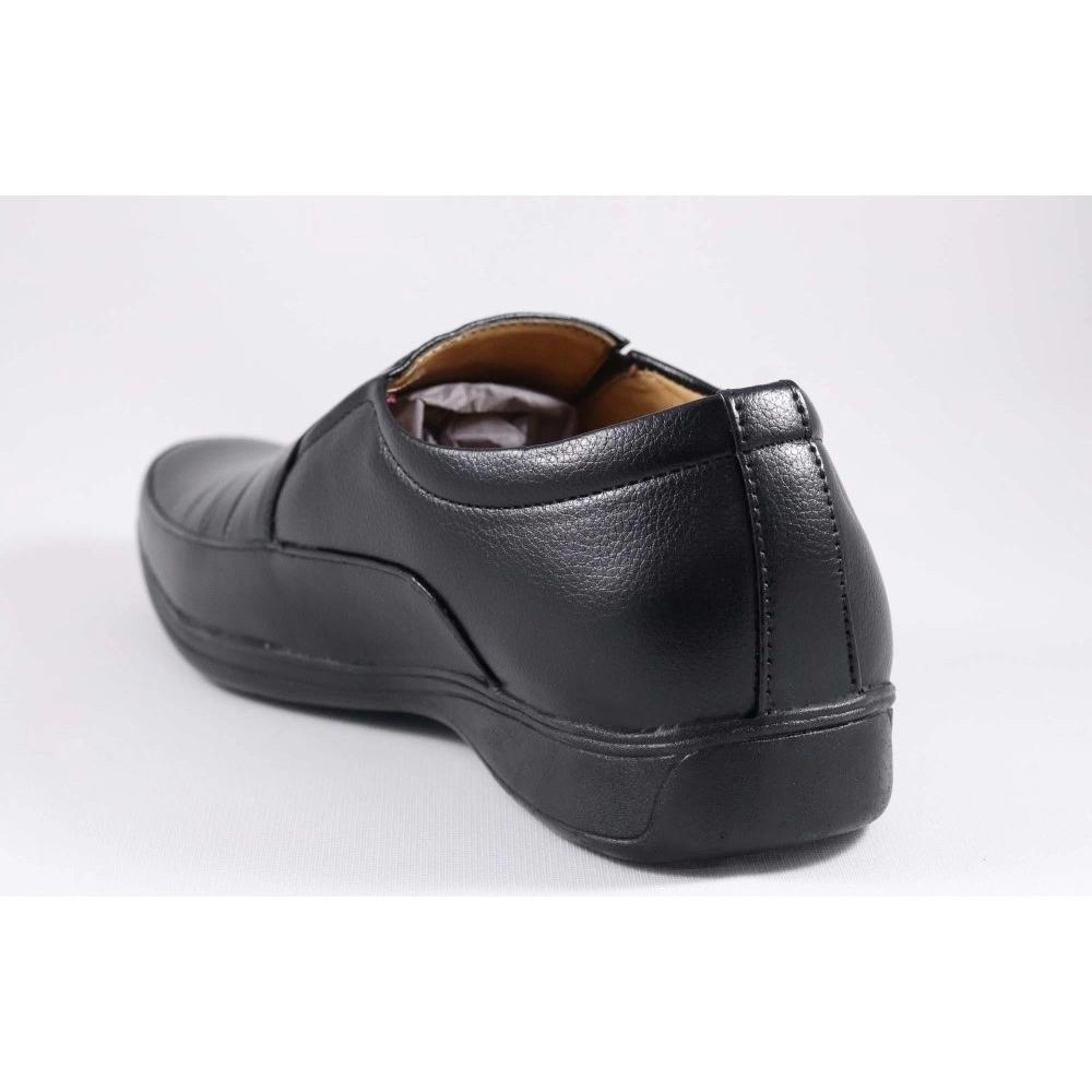 Generic Men's Faux Leather Formal Shoes (Black) - Image 2